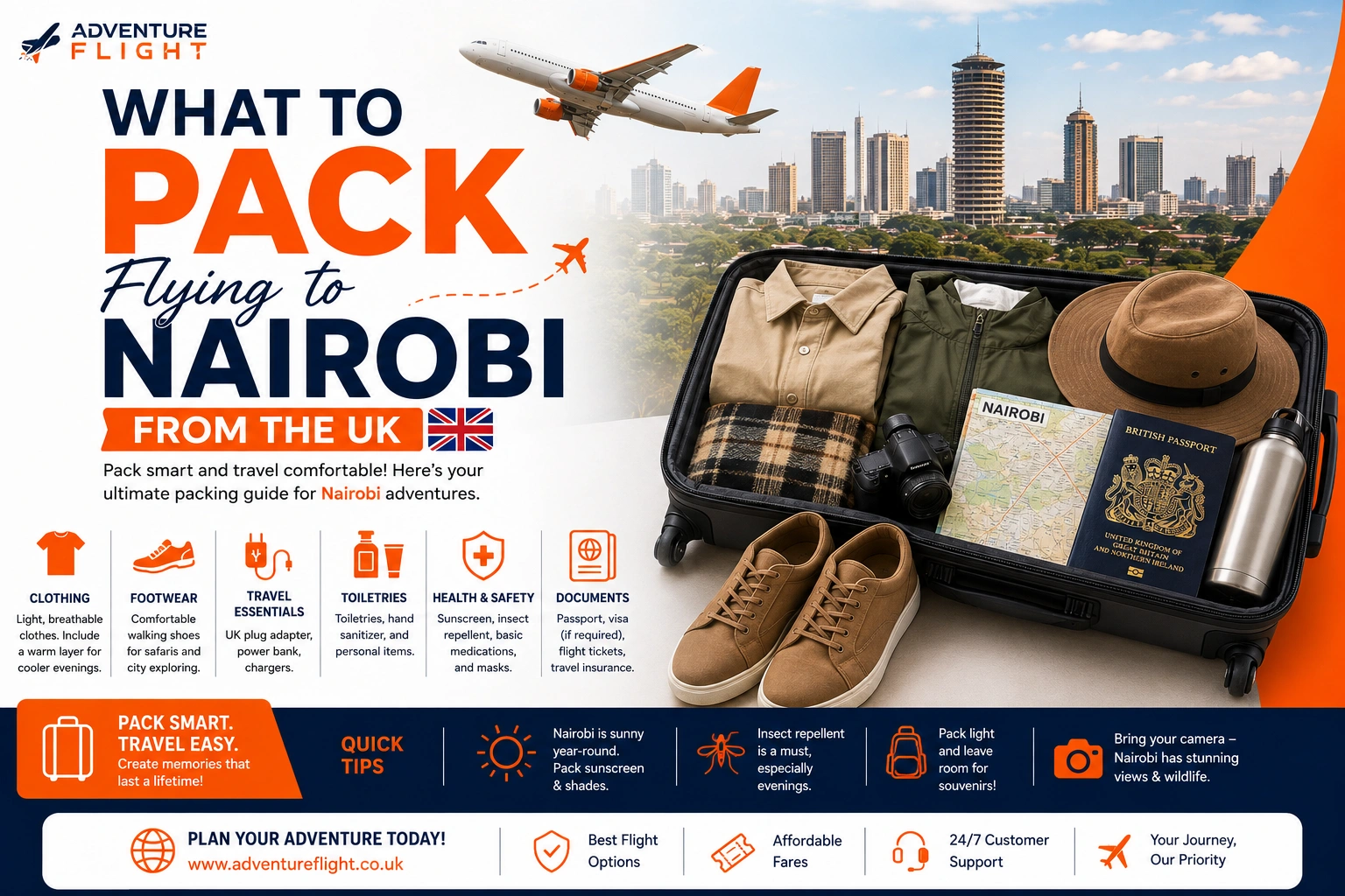 What to Pack Flying to Nairobi from the UK